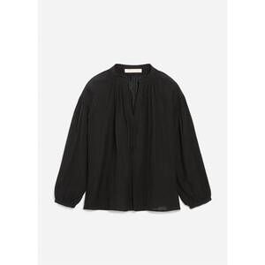 NEW VANESSABRUNO women's nipoa flowing blouse in black